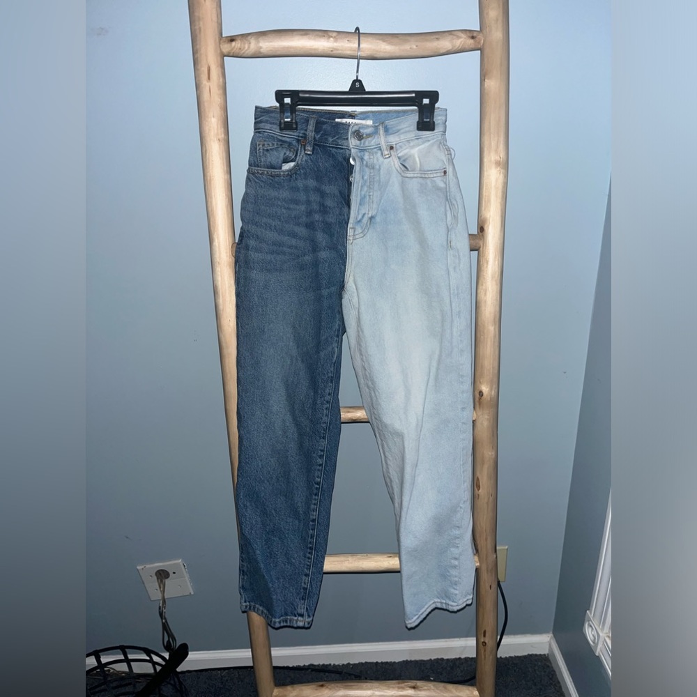 PacSun high rise straight jeans.